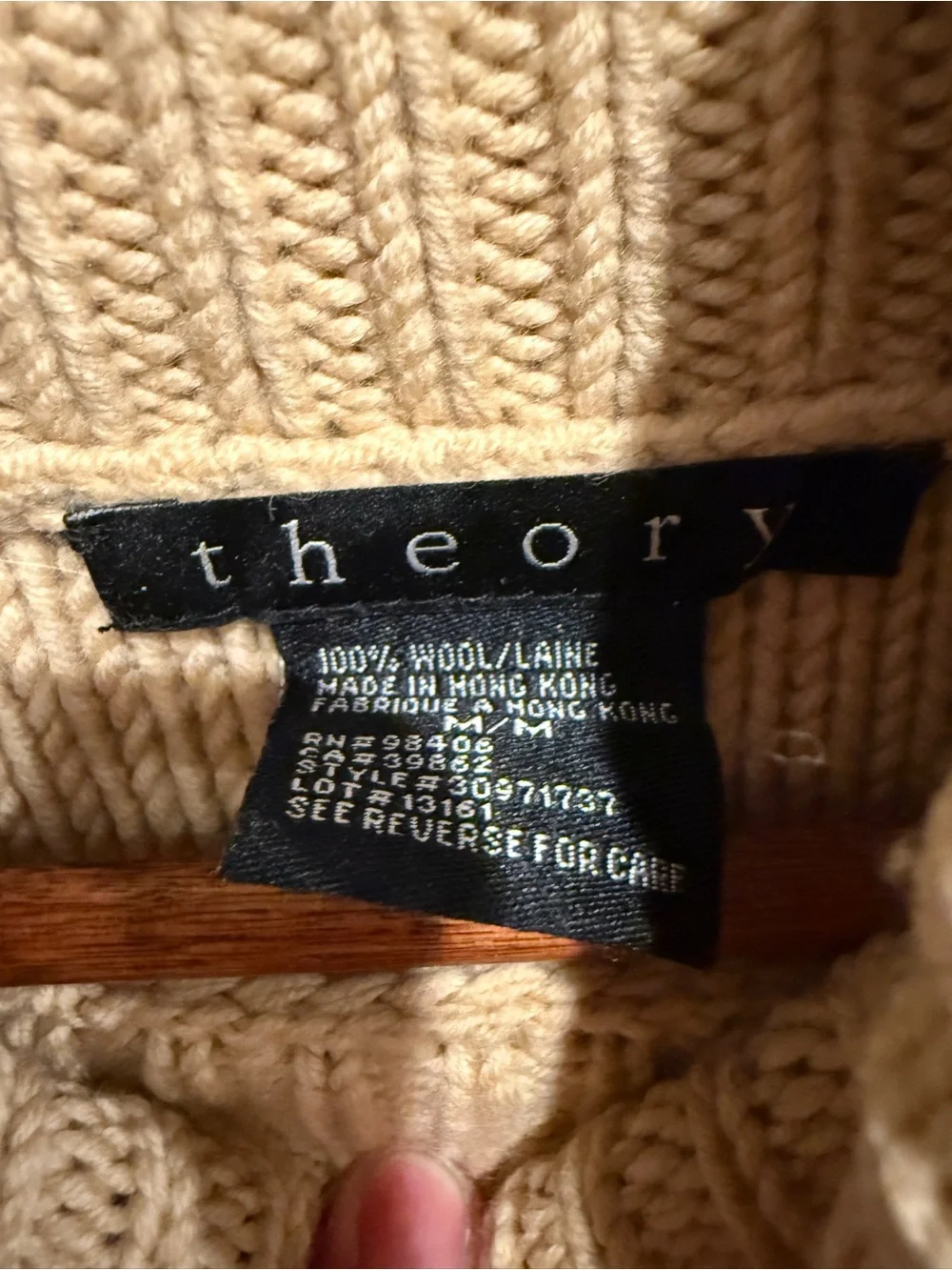 Theory chunky cable